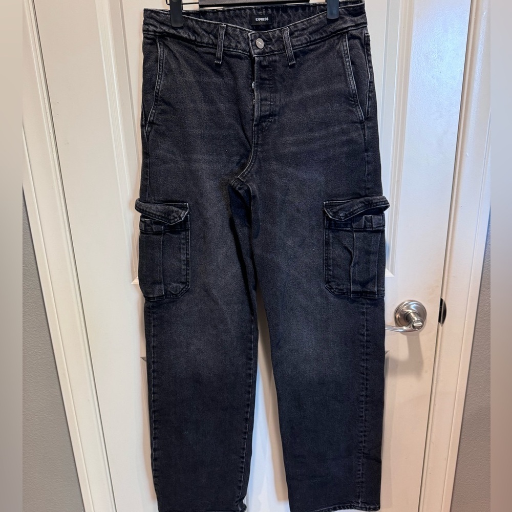 Express Women Cargo Jeans